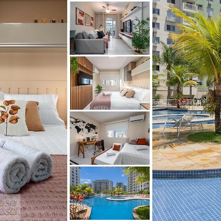 2 Quartos Com Varanda A 300M Riocentro Wi-Fi 120Mbps E Cozinha Completa - Condominio Com Piscina, Estacionamento, Portaria 24H E Parquinho Infantil - Apartamento Indicado Para Grupos, Hospedes A Trabalho E Criancas Rio de Janeiro Ngoại thất bức ảnh