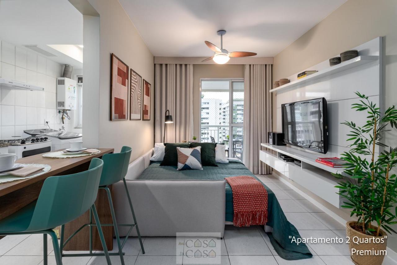 2 Quartos Com Varanda A 300M Riocentro Wi-Fi 120Mbps E Cozinha Completa - Condominio Com Piscina, Estacionamento, Portaria 24H E Parquinho Infantil - Apartamento Indicado Para Grupos, Hospedes A Trabalho E Criancas Rio de Janeiro Ngoại thất bức ảnh