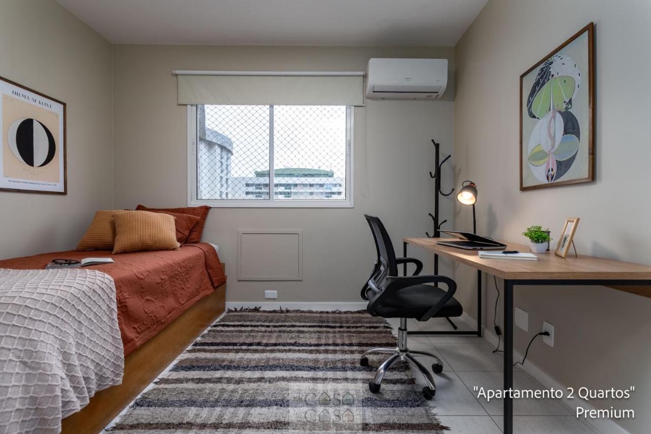 2 Quartos Com Varanda A 300M Riocentro Wi-Fi 120Mbps E Cozinha Completa - Condominio Com Piscina, Estacionamento, Portaria 24H E Parquinho Infantil - Apartamento Indicado Para Grupos, Hospedes A Trabalho E Criancas Rio de Janeiro Ngoại thất bức ảnh