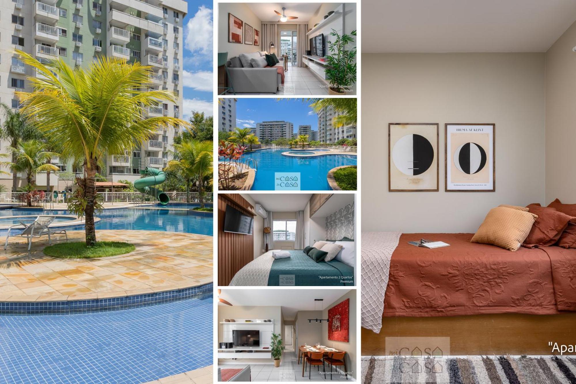 2 Quartos Com Varanda A 300M Riocentro Wi-Fi 120Mbps E Cozinha Completa - Condominio Com Piscina, Estacionamento, Portaria 24H E Parquinho Infantil - Apartamento Indicado Para Grupos, Hospedes A Trabalho E Criancas Rio de Janeiro Ngoại thất bức ảnh
