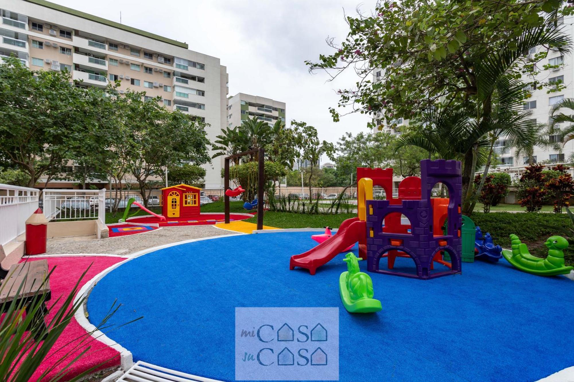 2 Quartos Com Varanda A 300M Riocentro Wi-Fi 120Mbps E Cozinha Completa - Condominio Com Piscina, Estacionamento, Portaria 24H E Parquinho Infantil - Apartamento Indicado Para Grupos, Hospedes A Trabalho E Criancas Rio de Janeiro Ngoại thất bức ảnh