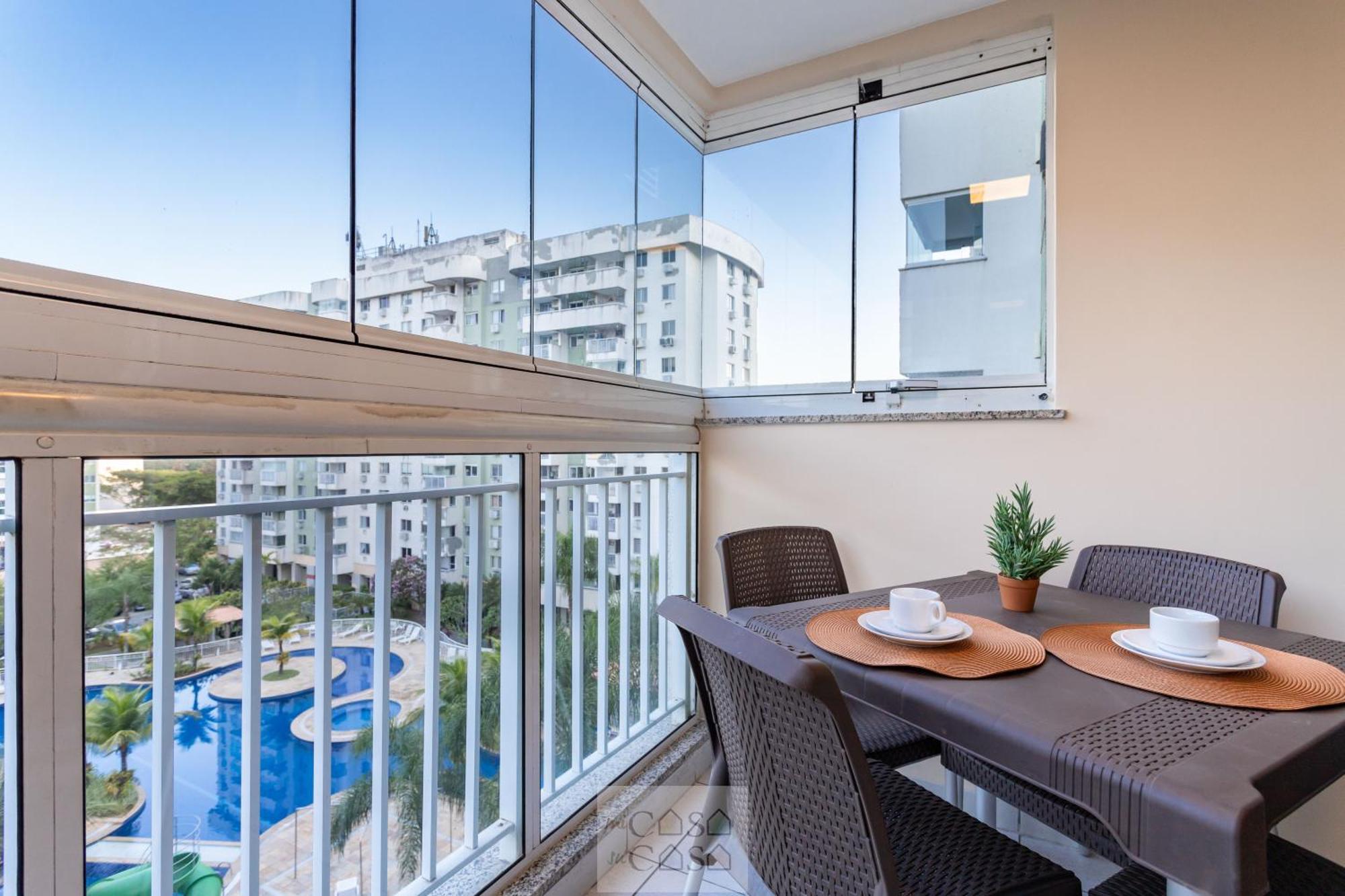2 Quartos Com Varanda A 300M Riocentro Wi-Fi 120Mbps E Cozinha Completa - Condominio Com Piscina, Estacionamento, Portaria 24H E Parquinho Infantil - Apartamento Indicado Para Grupos, Hospedes A Trabalho E Criancas Rio de Janeiro Ngoại thất bức ảnh