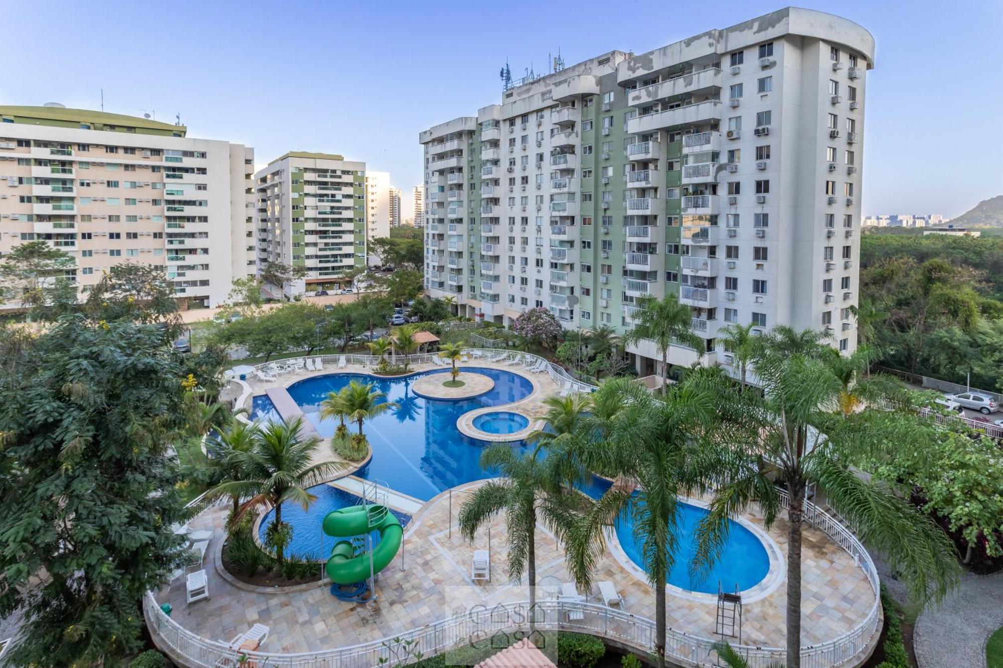 2 Quartos Com Varanda A 300M Riocentro Wi-Fi 120Mbps E Cozinha Completa - Condominio Com Piscina, Estacionamento, Portaria 24H E Parquinho Infantil - Apartamento Indicado Para Grupos, Hospedes A Trabalho E Criancas Rio de Janeiro Ngoại thất bức ảnh