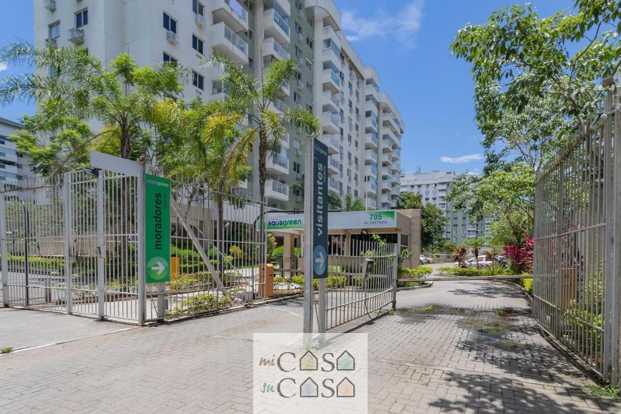 2 Quartos Com Varanda A 300M Riocentro Wi-Fi 120Mbps E Cozinha Completa - Condominio Com Piscina, Estacionamento, Portaria 24H E Parquinho Infantil - Apartamento Indicado Para Grupos, Hospedes A Trabalho E Criancas Rio de Janeiro Ngoại thất bức ảnh